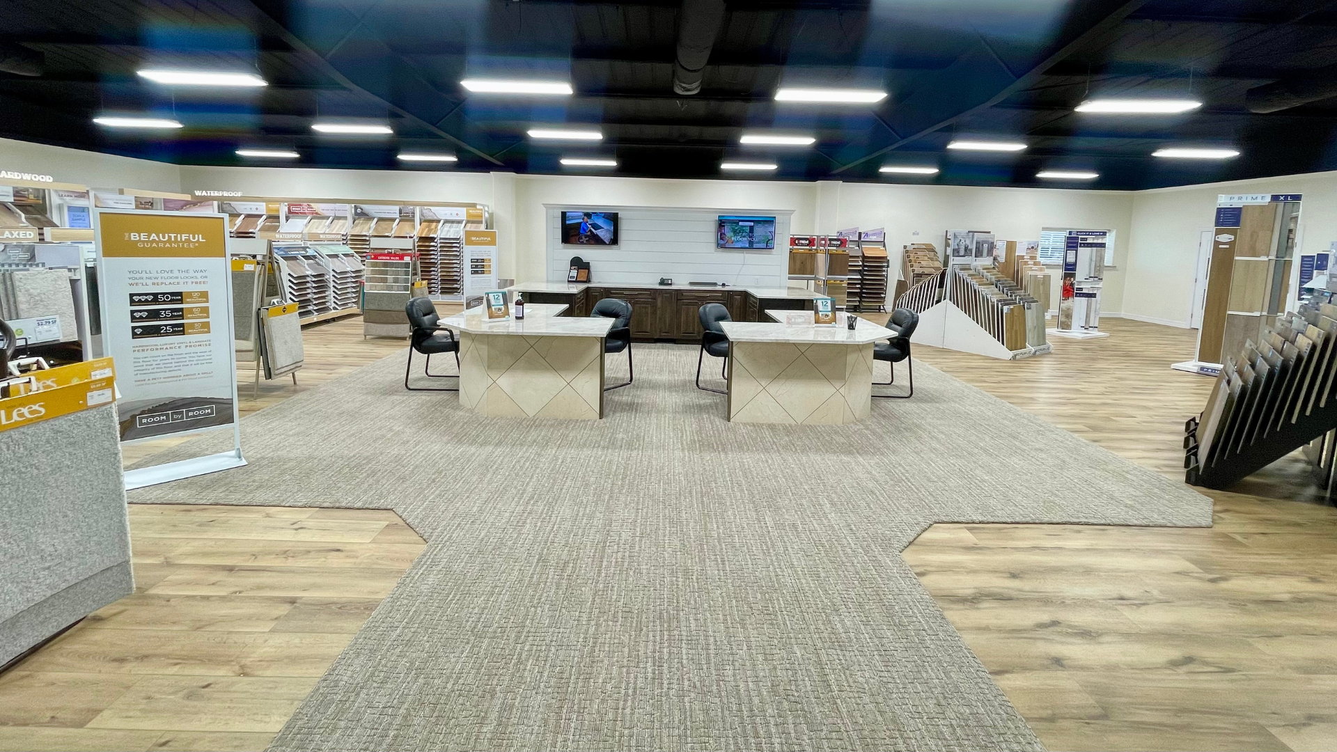 showroom sitting area